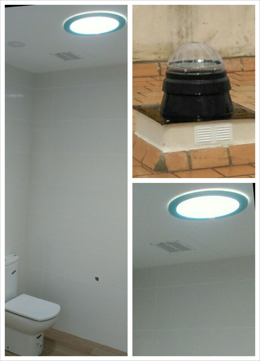 Instalación TubYsol® — tubo solar en obra