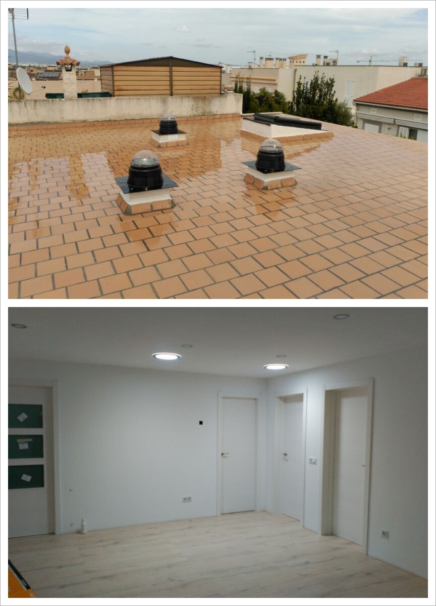 Instalación TubYsol® — detalle del plafón difusor